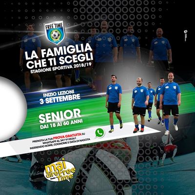 Asd Free Time Senior - Stagione Sportiva 2018/19