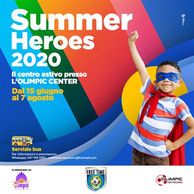SUMMER HEROES 2020 - Il centro estivo presso l'Olimpic Center